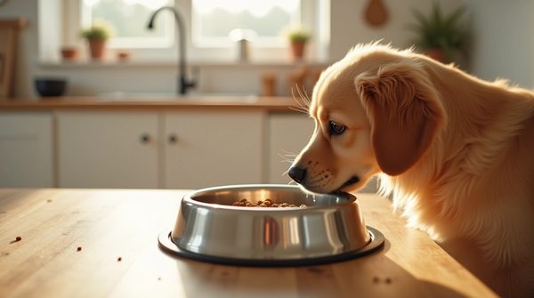 Gamelle anti-glouton pour chien : stop aux fringales !